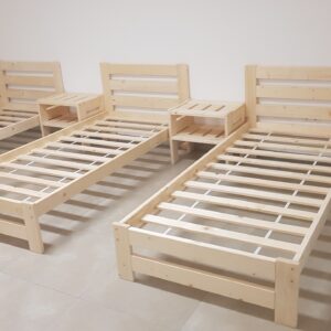 massivholzbetten standard mit lattenrost