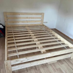 massivholzbetten standard mit lattenrost