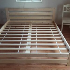 massivholzbetten standard mit lattenrost