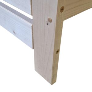 massivholzbetten standard mit lattenrost