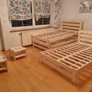 massivholzbetten standard mit lattenrost