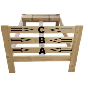 massivholzbetten standard mit lattenrost