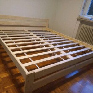 massivholzbetten standard mit lattenrost